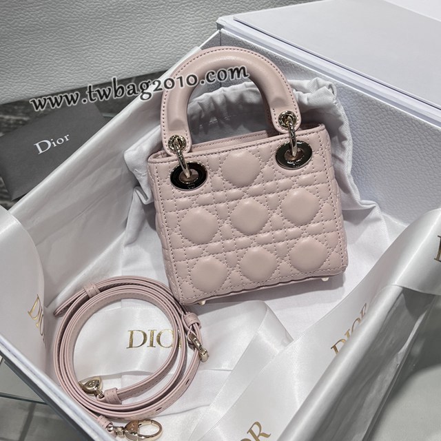 Dior专柜新款春夏新色超迷你手袋迪奥高仿原单Lady戴妃包 djfk1746